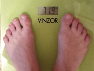 13.09.2022. Минус 800 грамм. Убираю последствия неправильного питания. Было 70.3