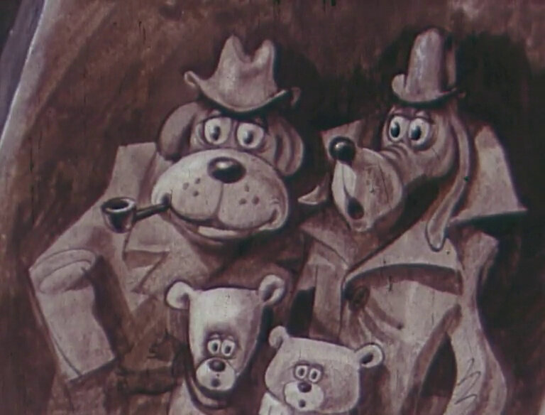 Кадр из фильма "Дело поручается детективу Тедди. Дело № 001. Бурый и Белый" взят для иллюстрации из Яндекс Картинки.