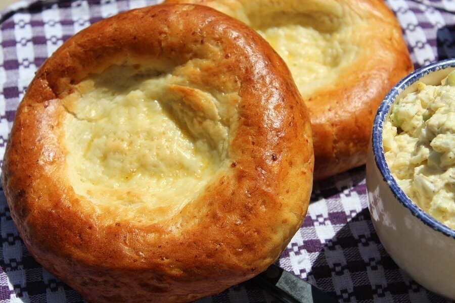    Творожная лепешка в узбекском стиле