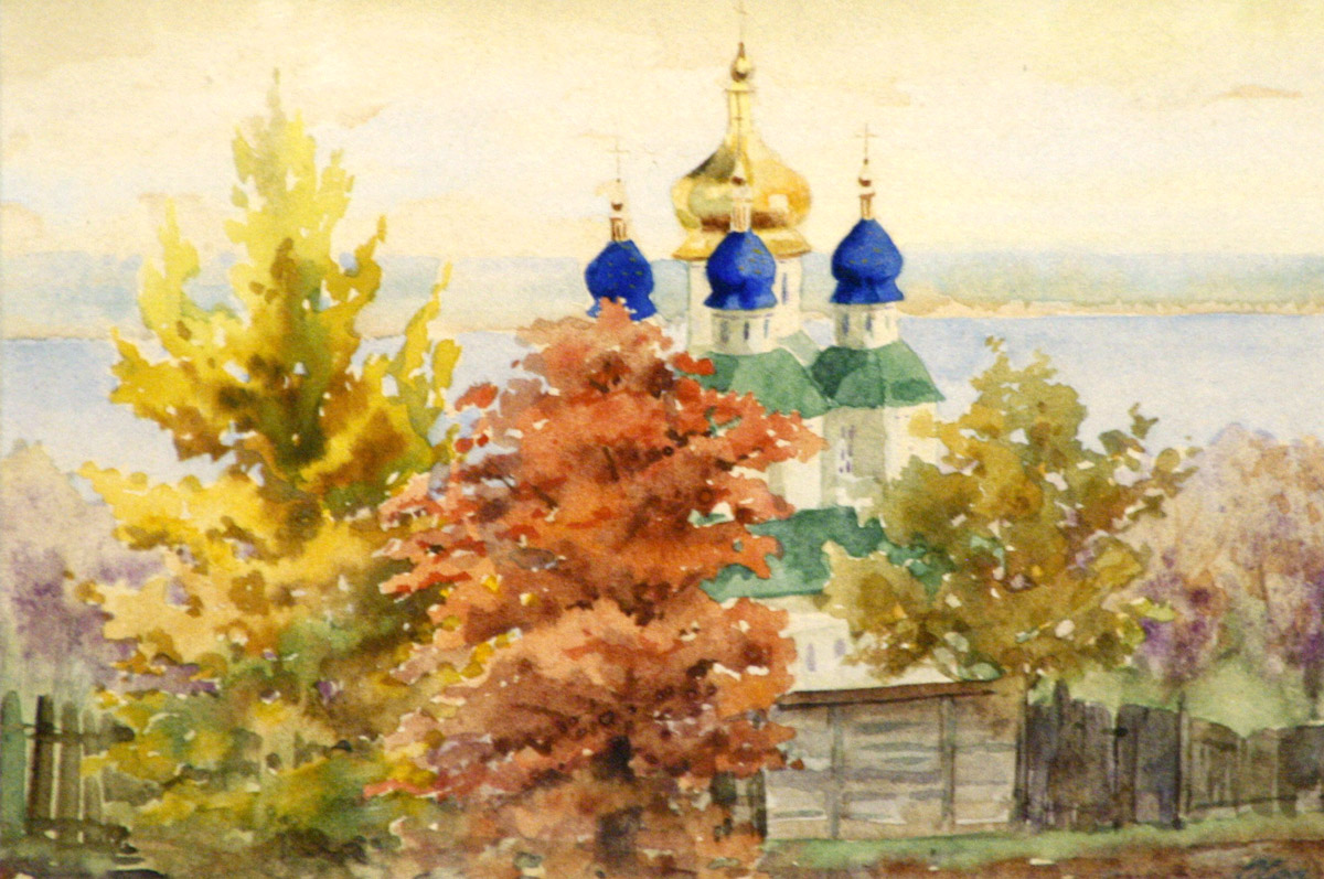 Осенние пейзажи Великой княгини Ольги Александровны Романовой