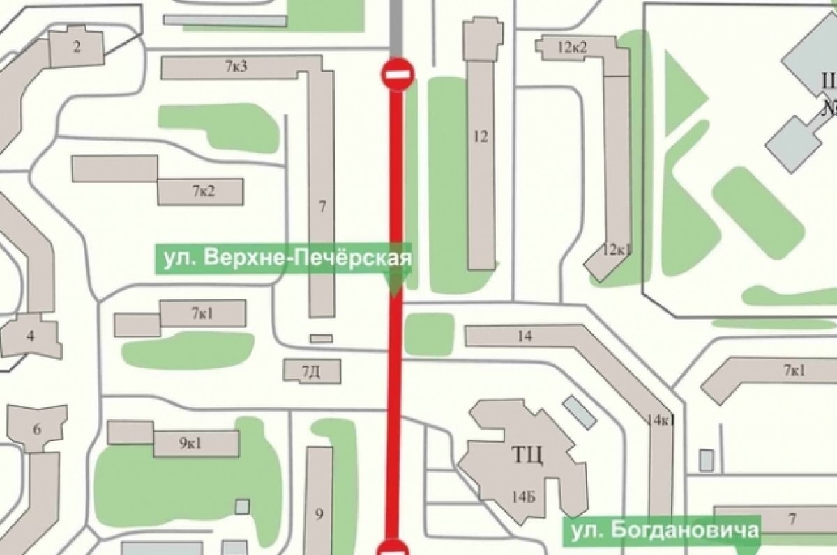    Верхне-Печерскую улицу перекроют до 2 декабря в Нижнем Новгороде