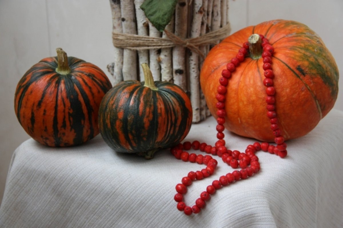    Тыква - это не только красиво, но и вкусно.