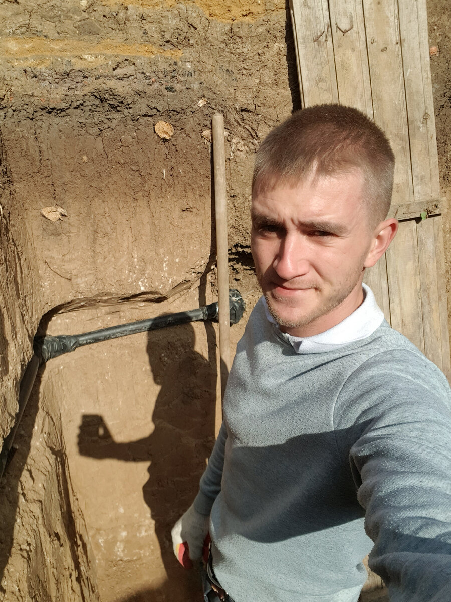 Копка сливной ямы