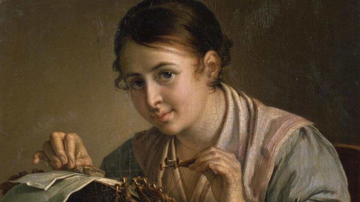    Тропинин В.А. Картина "Кружевница"© Фото предоставлено Русским музеем и Музеем Тропинина