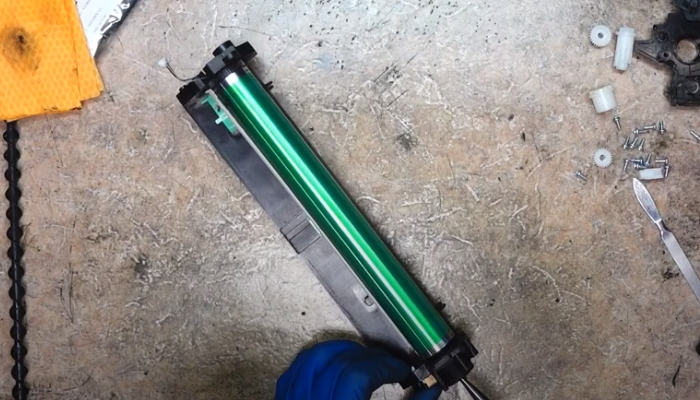 Фото 69. Часть, на которой находится бункер с девелопером