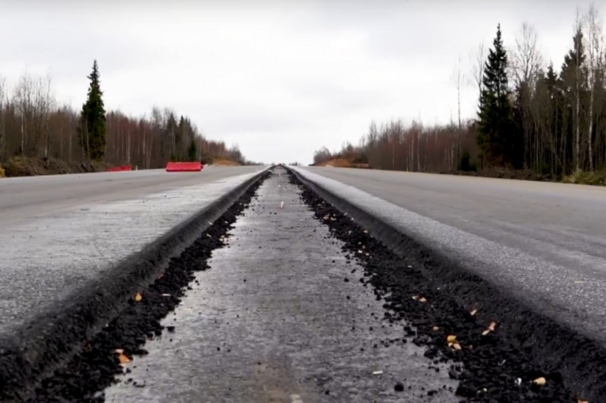   На обходе Твери по трассе М-11 заасфальтировали первый участок