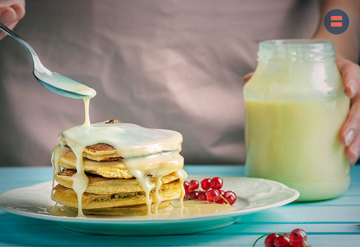 Просто сгущенка должна быть настоящей