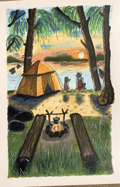 Работа Алены Коновой создана по мотивам volha_online