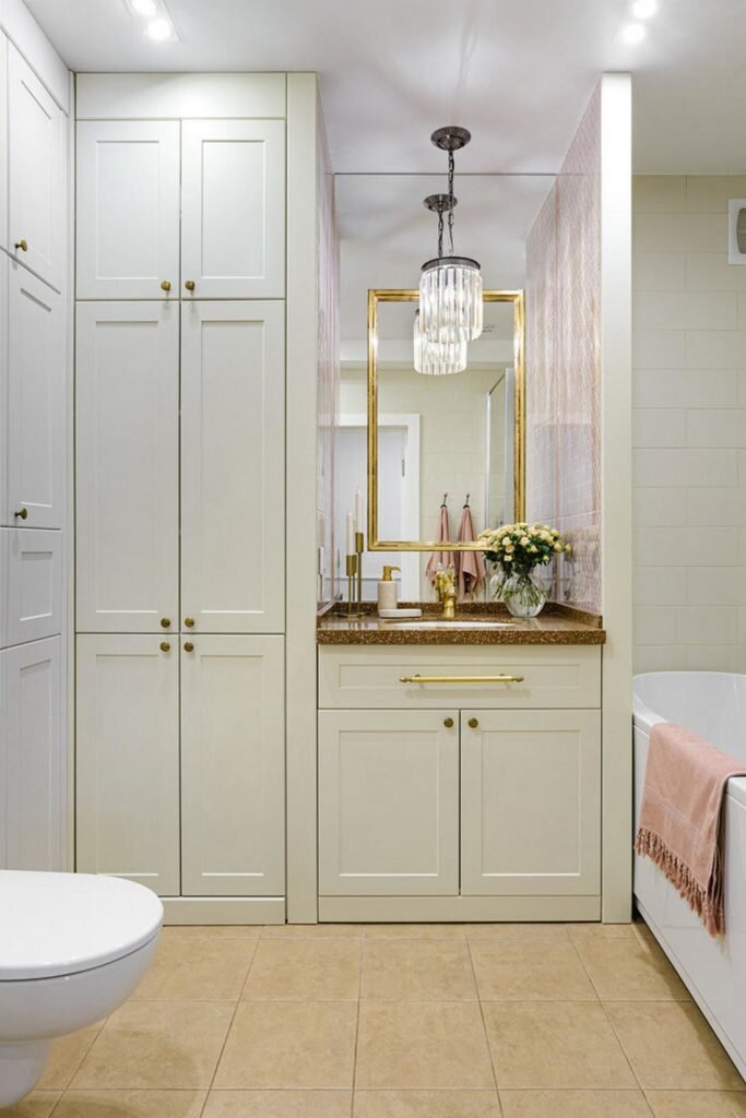 Элегантная классика и уютный прованс. Перепланировка квартиры в старом жилом фонде