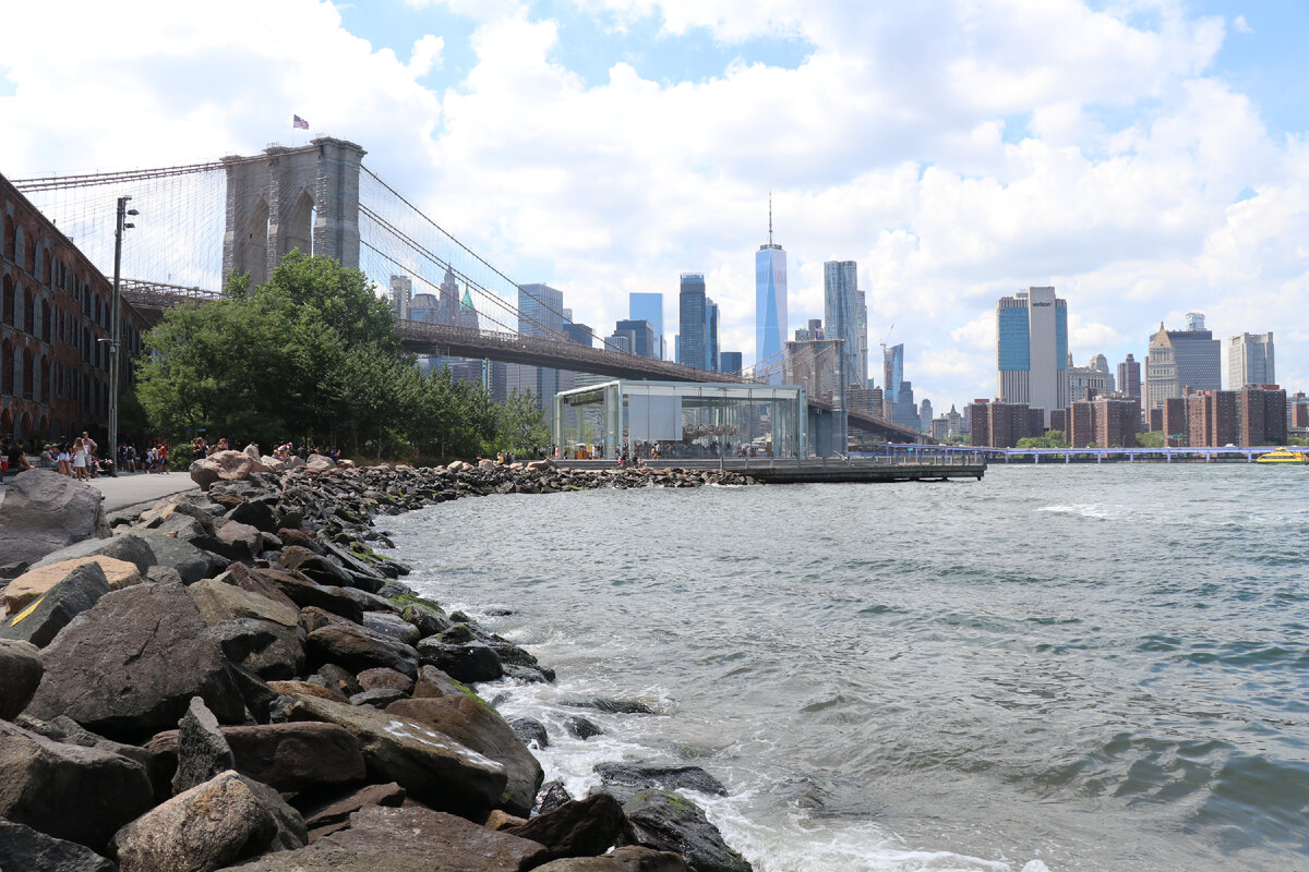 Фото автора. Вид на Бруклинский мост.