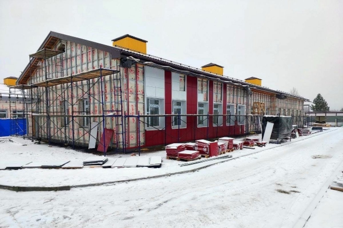    Строительство детского сада в Алакуртти вышло на финишную прямую