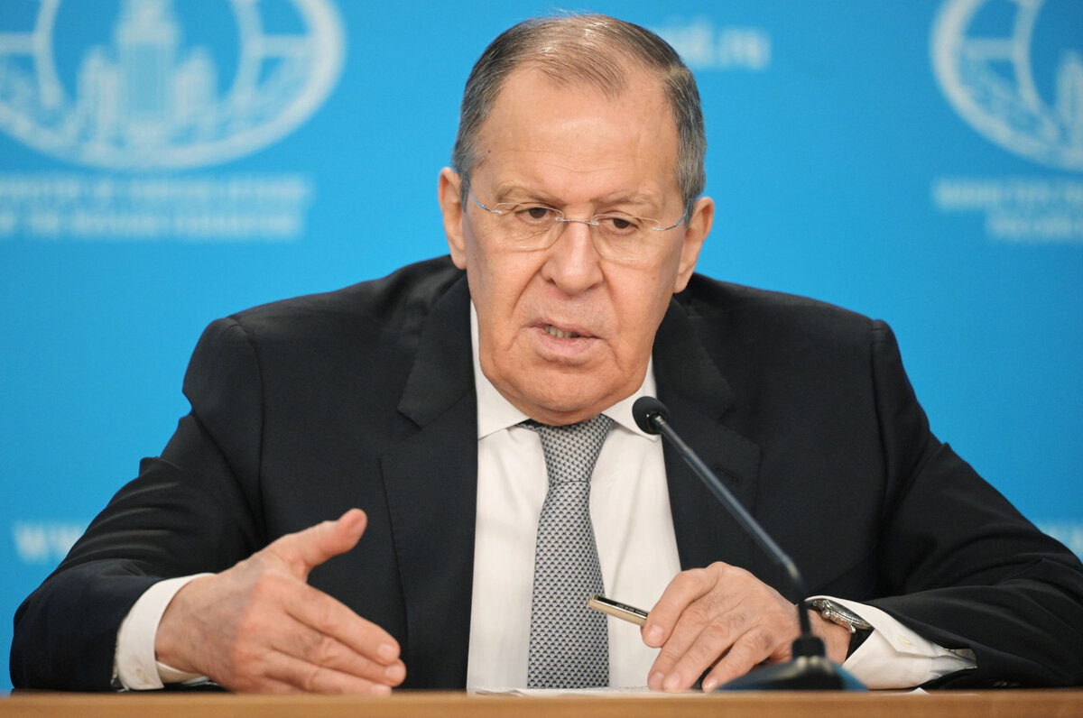 Пресс-конференция главы МИД РФ С. Лаврова // Sputnik / Сергей Гунеев