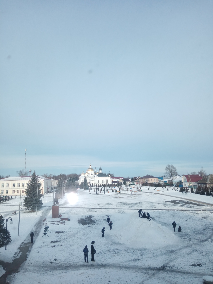 Вид из окна. В нашем старинном городке.