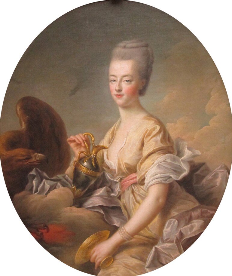 Госпожа дофина, Мария-Антуанетта, в образе Гебы. 1773 год. 