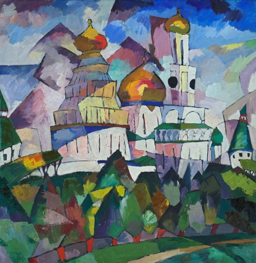 Аристарх Лентулов «Церкви. Новый Иерусалим», 1917 © ГРМ