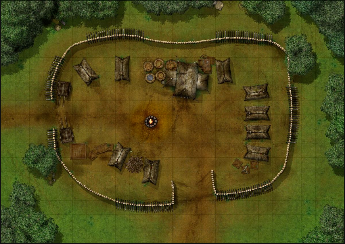 карта лагеря (интерактивная)