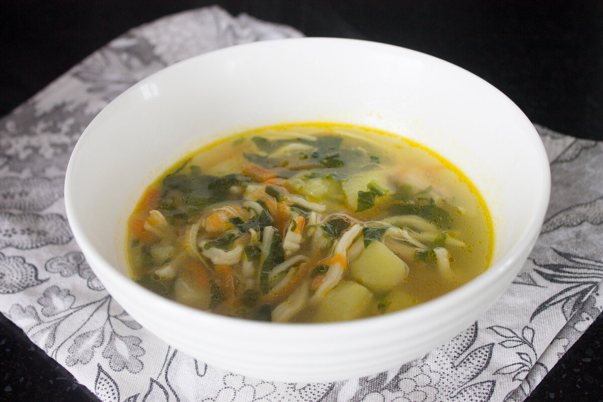 Суп с вермишелью и куриными окорочками – пошаговый рецепт приготовления с фото