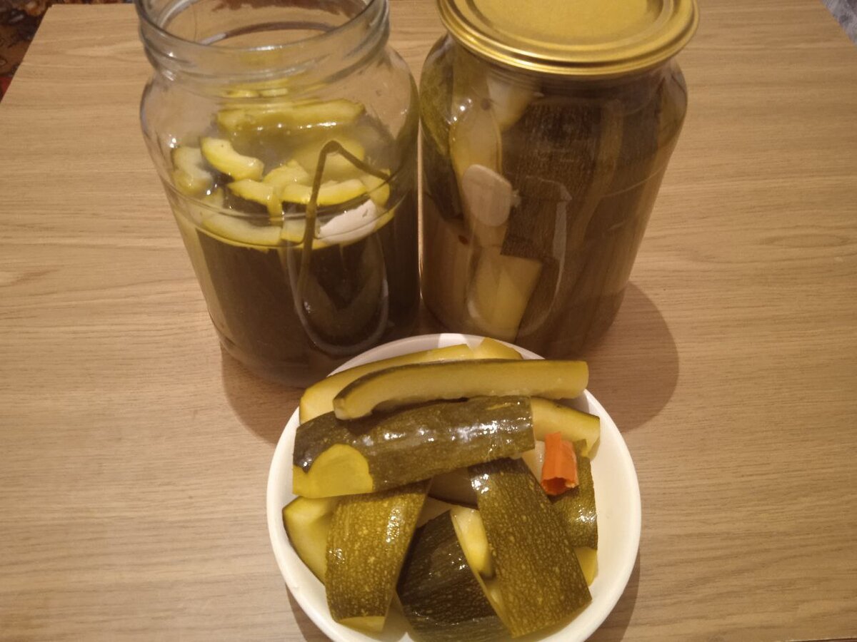 Соленые кабачки