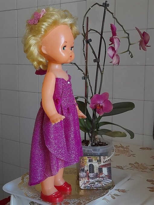 Вечернее платье "Зимняя орхидея". Декабрь, 2022. 