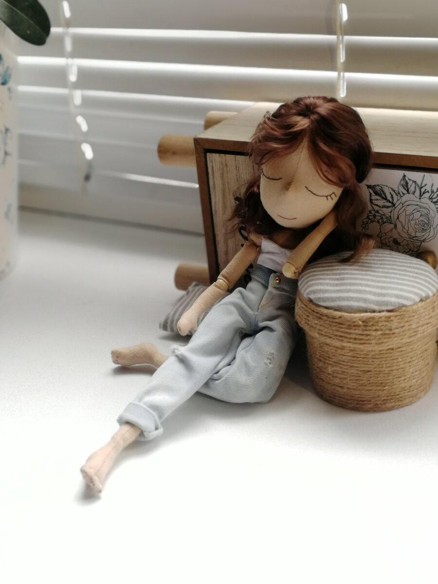 Текстильная кукла bosonozhkadolls 