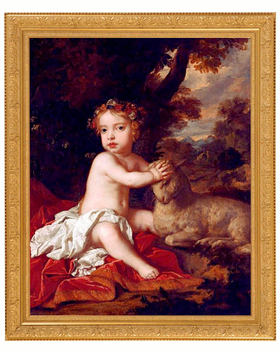 Портрет принцессы Изабеллы, дочери Марии и Якова (1676-1681 гг.) Питер Лели, ок. 1677