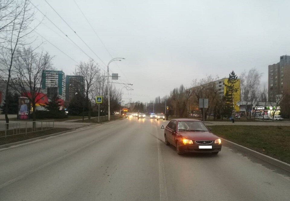     Водитель не предоставил преимущество в движении пешеходу, переходящему проезжую часть. Фото: Управление ГИБДД по Ростовской области.