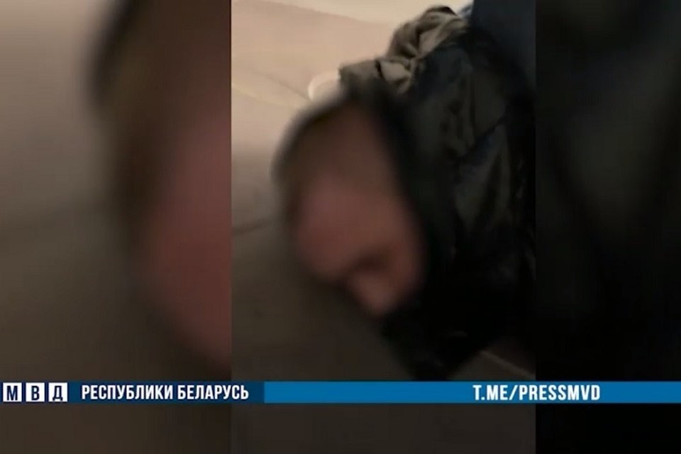     Россияне ограбили в Санкт-Петербурге человека и хотели через Беларусь скрыться в ЕС. Фото: стоп-кадр | видео МВД