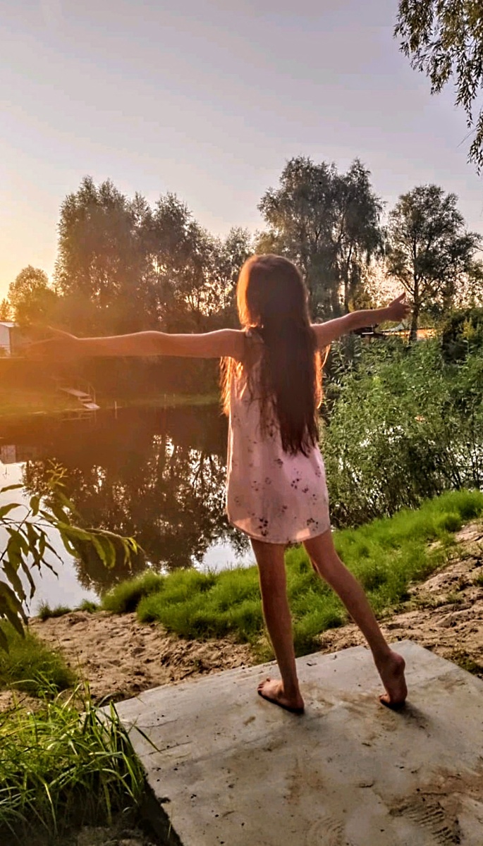 Моя дочка. Старшенькая. 