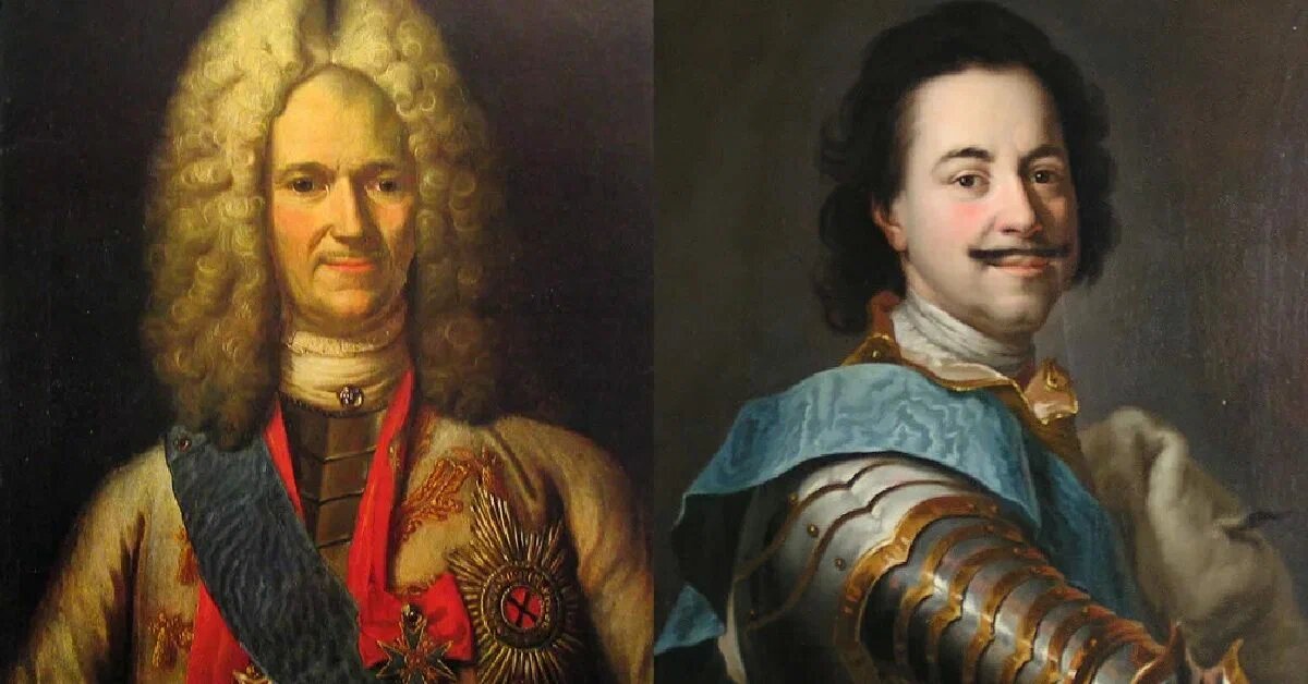 Меньшиков и Пётр I