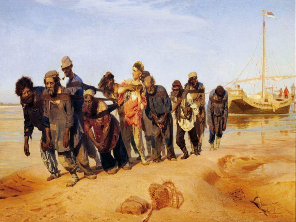 Картина «Бурлаки на Волге» Илья Репин