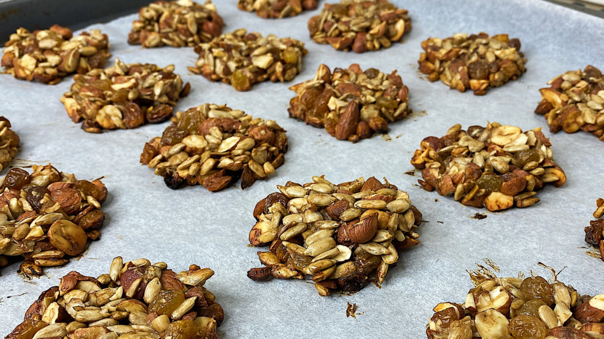 Полезные Злаковые батончики дома без сахара, без глютена, без муки - Вкусное фитнес печенье простой рецепт