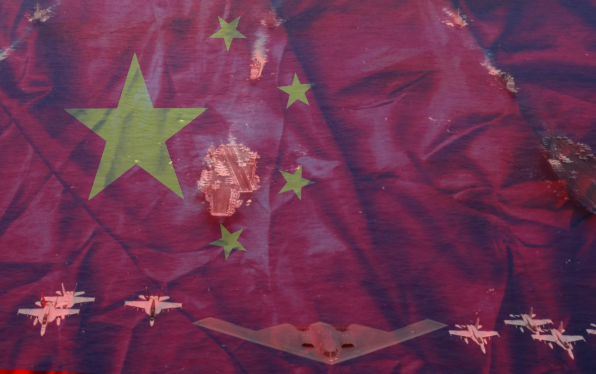 Это не творчество очередной "девочки-дизайнерши". Проблема в том, что американское высокотехнологичное оружие действительно бесполезно без китайских компонентов.