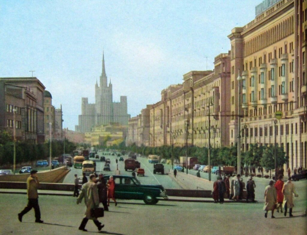 Москва в 50 х годах