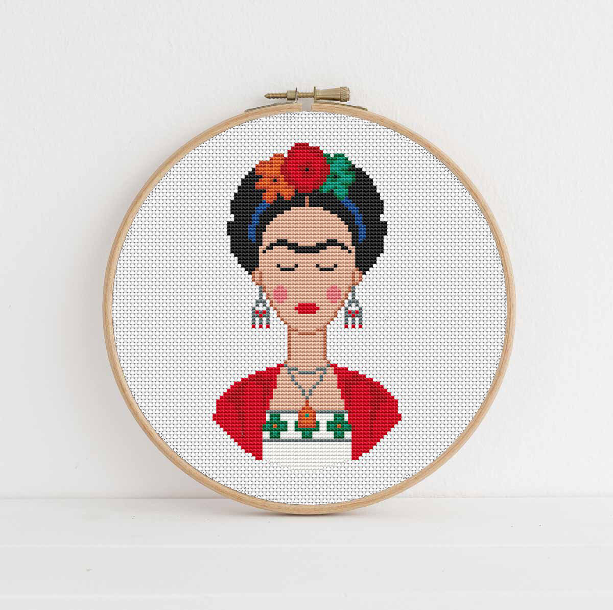 Схема вышивки Фрида Кало