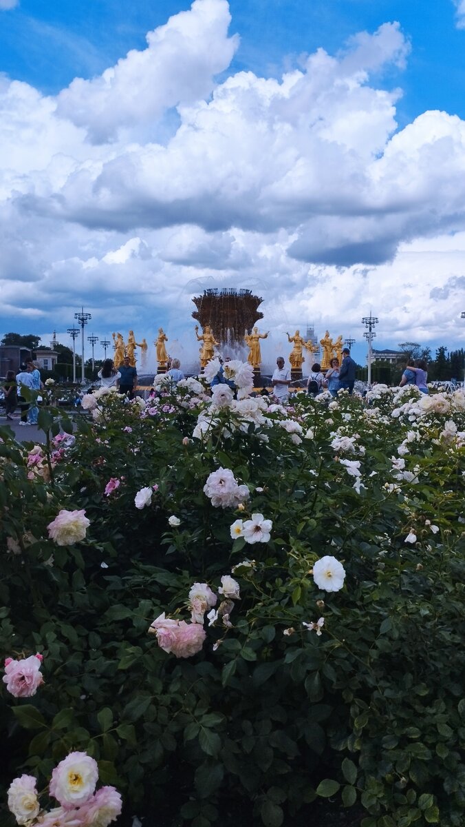 Фото фонтан "Дружба народов".