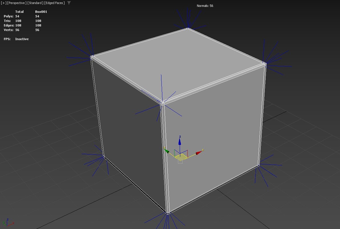 Как сделать фаски на модели с помощью Vertex Normals | Записки 3D-шника |  Дзен