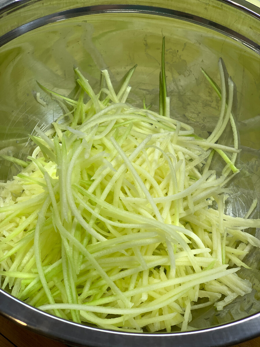 Кабачки натертые как корейская морковь