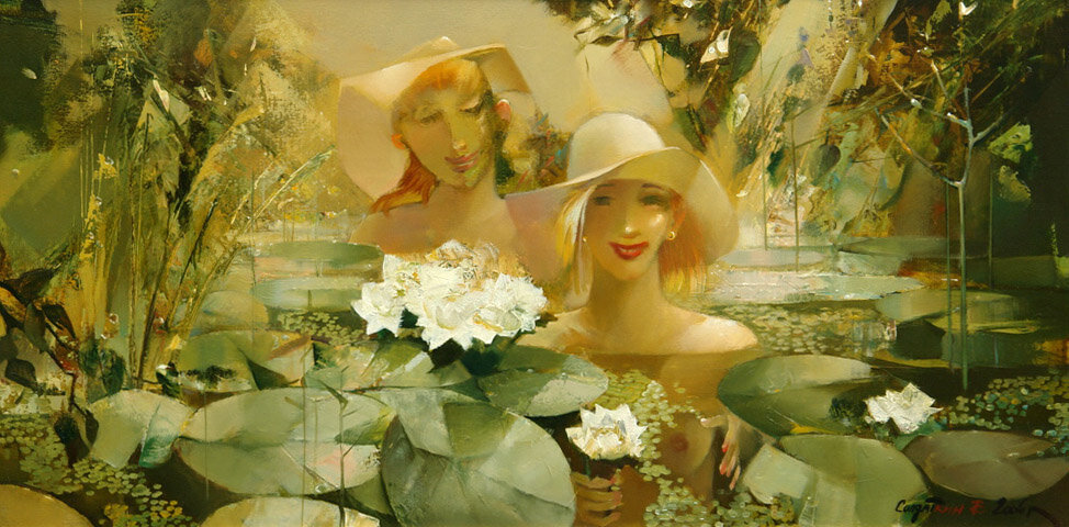 Владимир Солдаткин. Лилии цветут.