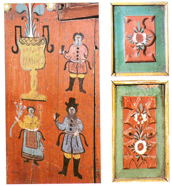 Кич-городецкая роспись. Фото из открытых источников.