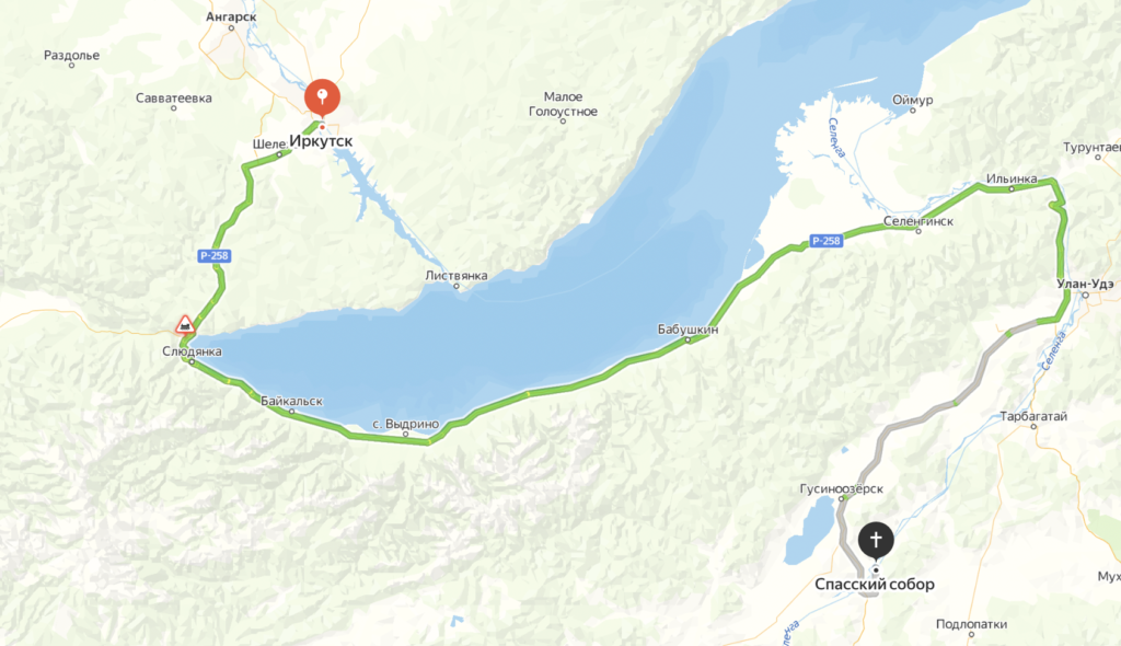 Маршрут поездки