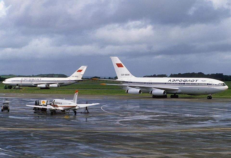 Самолеты Ил-86 советского Аэрофлота.