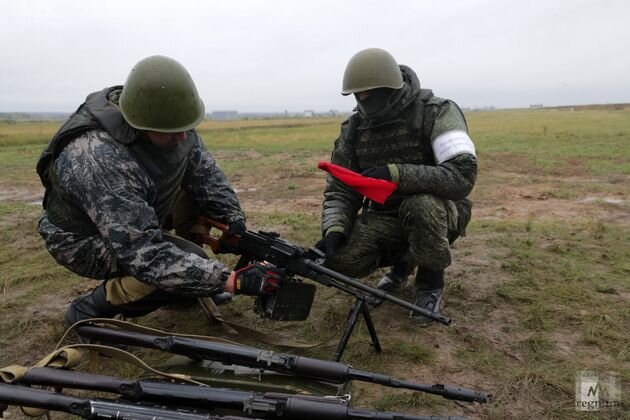    Военная подготовка мобилизованных на полигоне Александр Куликов © ИА REGNUM
