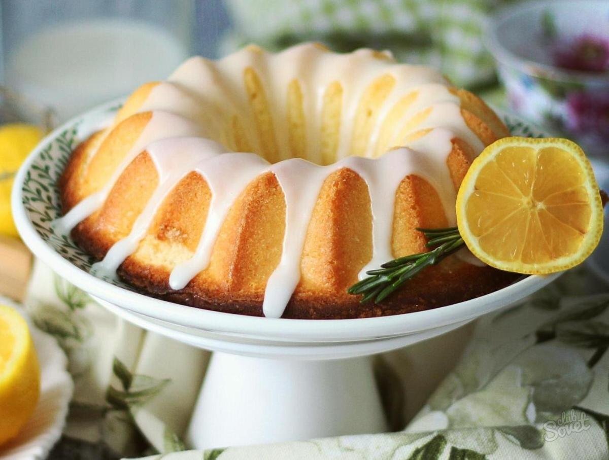 Лимонный пирог тарт со сметаной