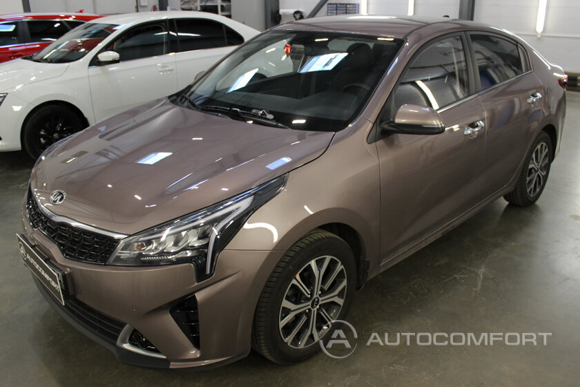 KIA Rio 4 рестайлинг перед началом шумоизоляции