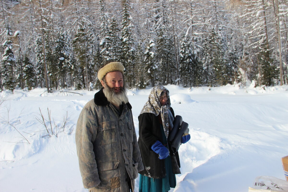 Агафья Карповна с Алексеем Уткиным. Фото из открытых источников