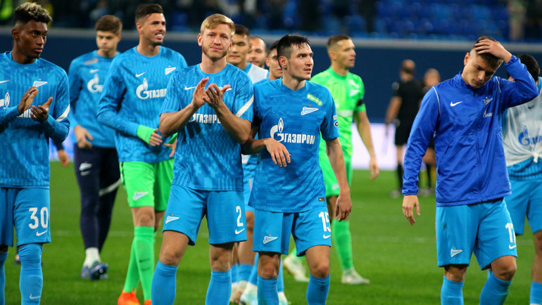    Футболисты «Зенита».
