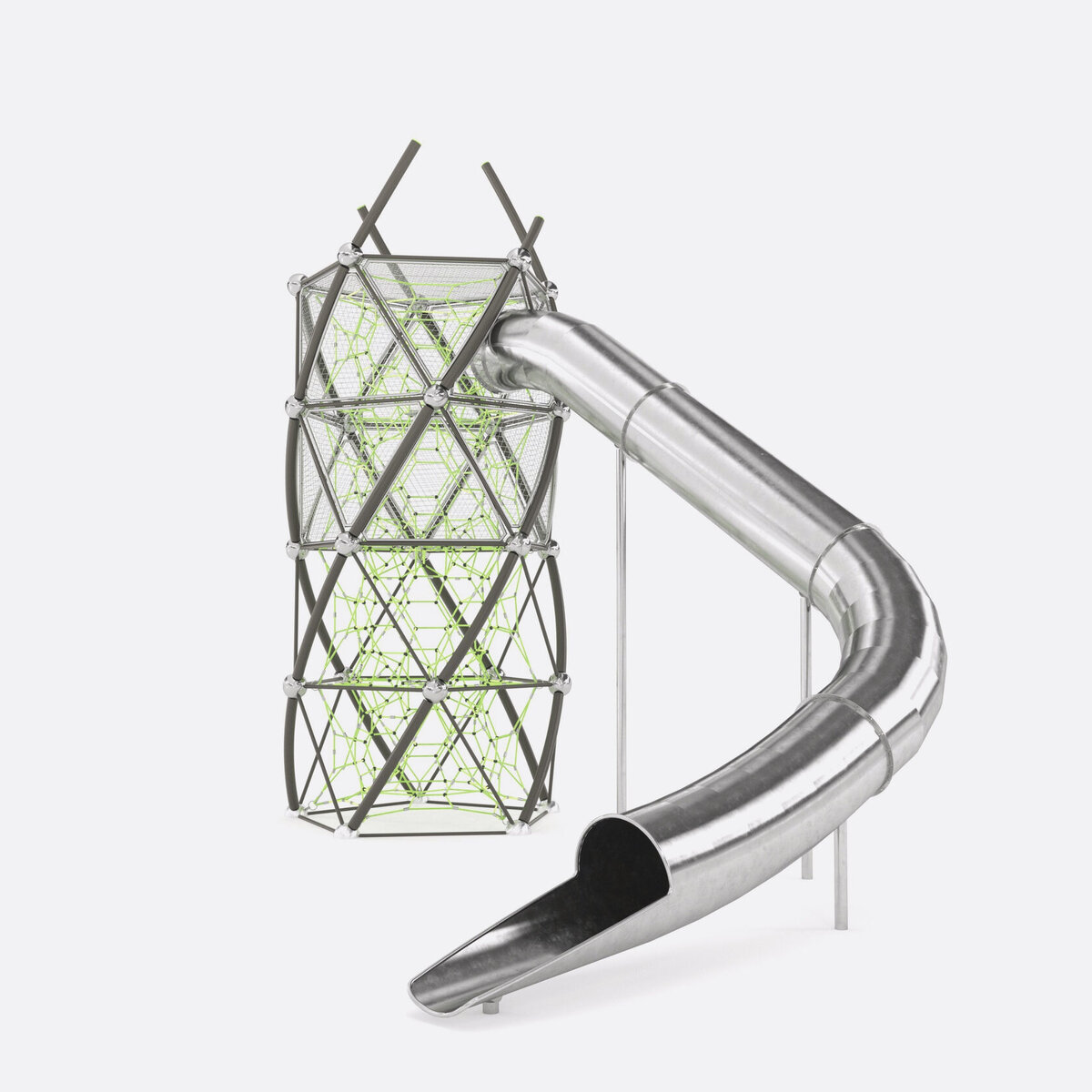 Канатная башня с горкой Shelby Loop