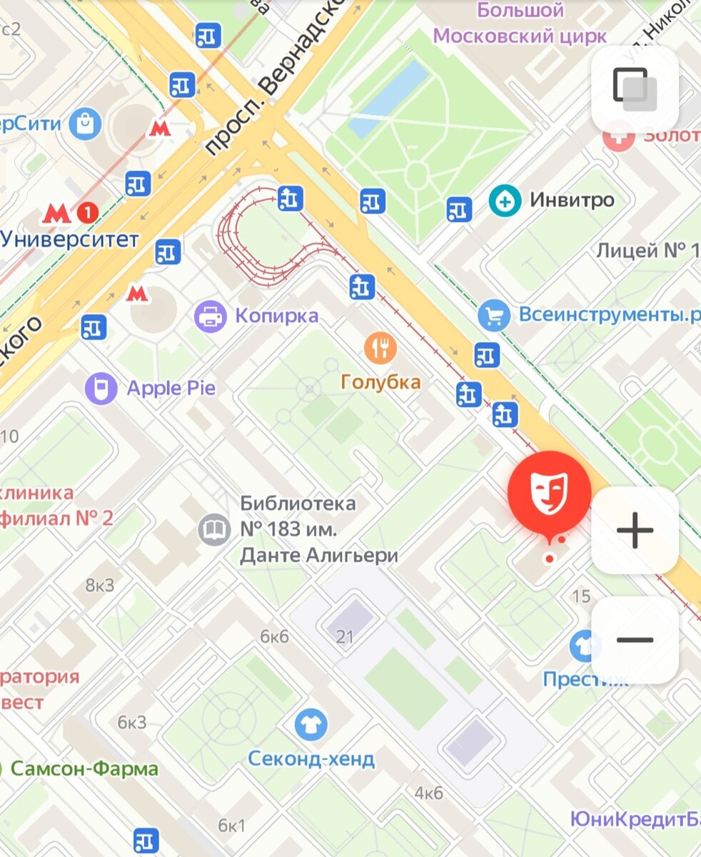 Адрес "Прогресс сцена А. Джигарханяна" на карте