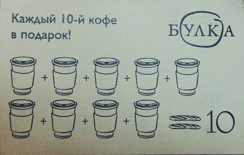 Пример карточки по которой ты ни когда не получишь кофе