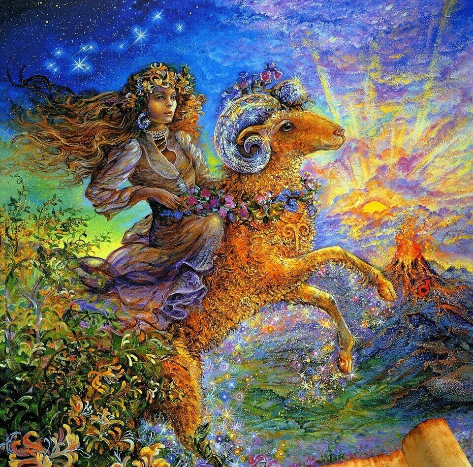 Художник Жозефина Уолл (Josephine Wall) «Aries»